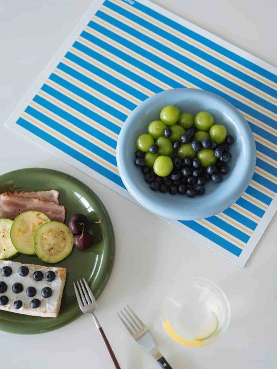 Dopamine Stripe Placemat Set of 4 Pcs for Table Setting