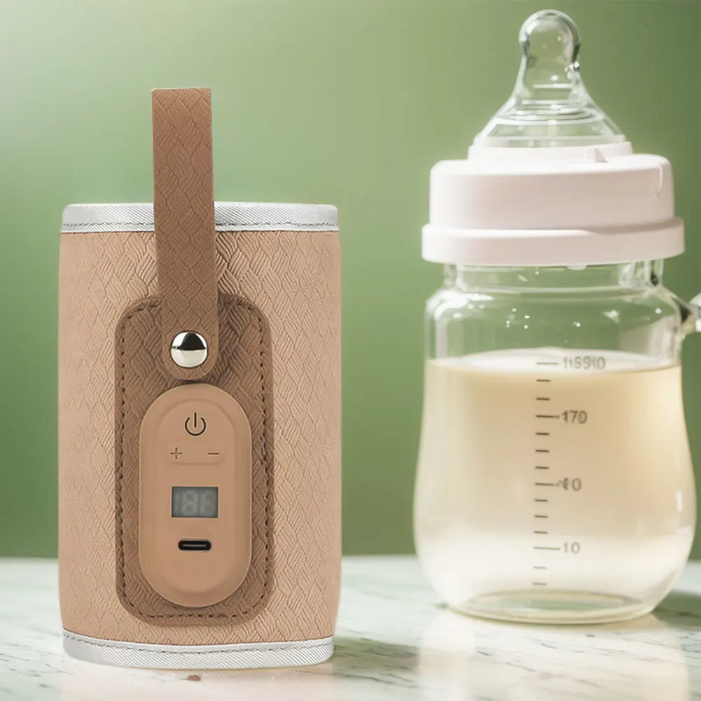 USB Milk Water Warmer Travel Stroller Insulated Bag Baby Nursing Bottle Heater Supplies for Outdoorbotella De Agua Para Niños