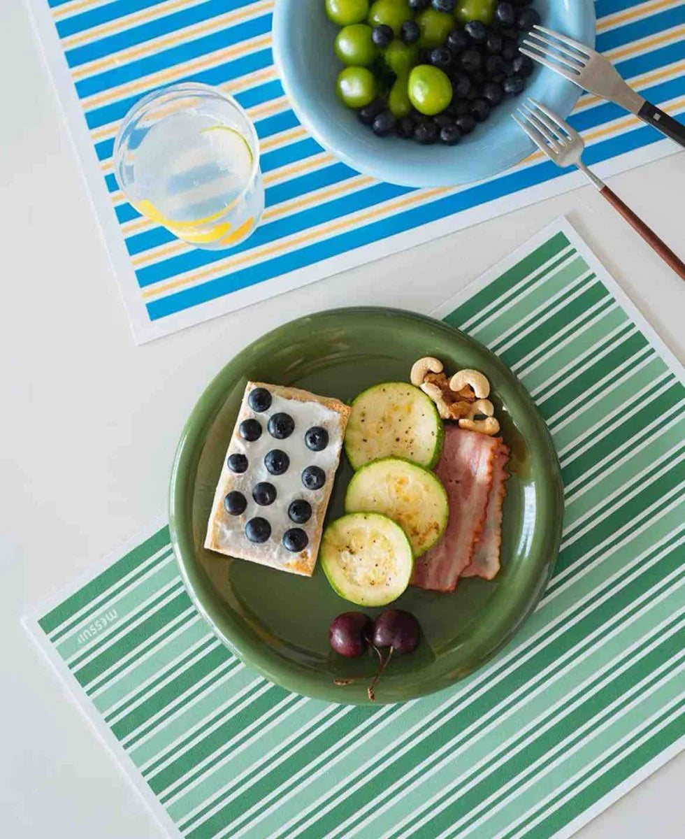 Dopamine Stripe Placemat Set of 4 Pcs for Table Setting