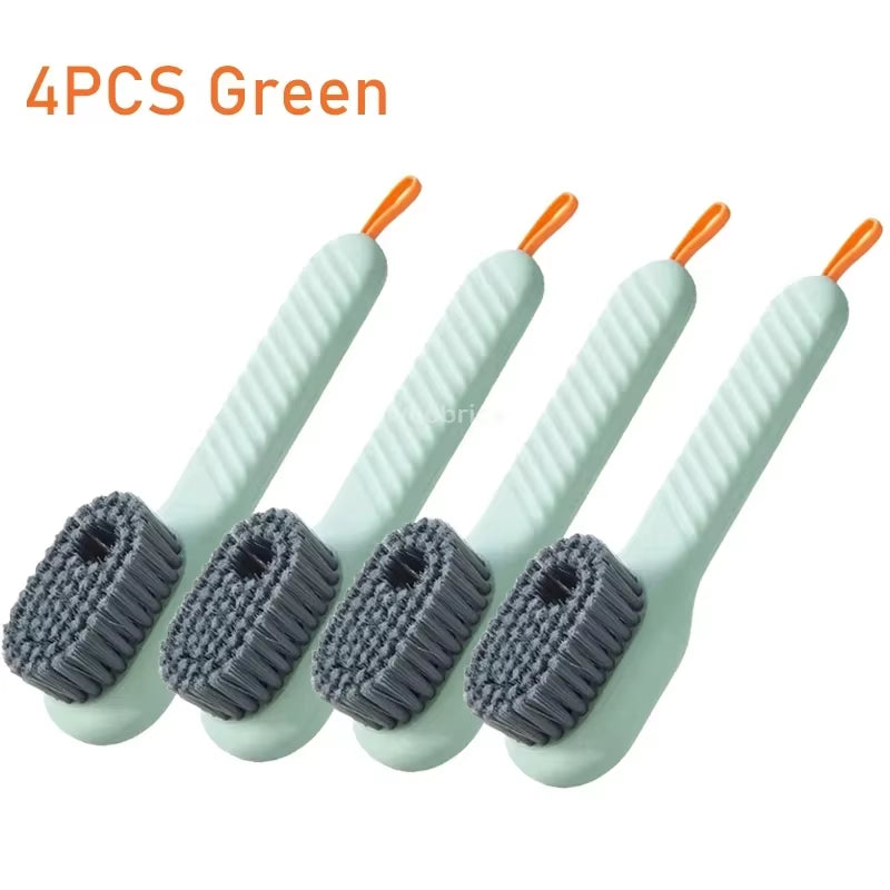 Shoe Brush Cleaner Brush for Cleaning Shoes for Slippers Sneakers Rubber Soft-Bristled Liquid Shoe Cleaning Brush Clothing Brush